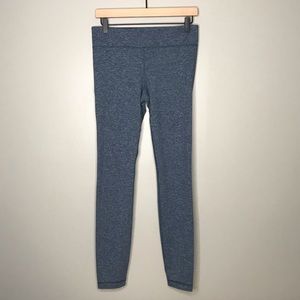 Under Armour Studio Blue Fitted Leggings - inside waistline pocket Women’s Large